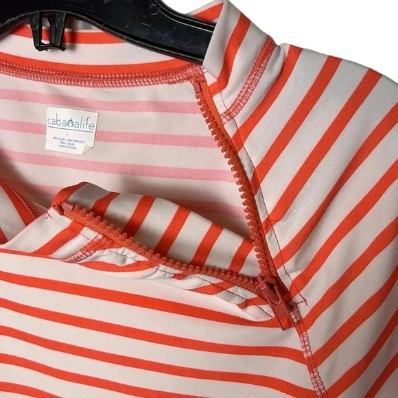 Cabana Life swim top,women L. ,long sleeve,UPF, coastal,coastguard,resortwear - Picture 5 of 12